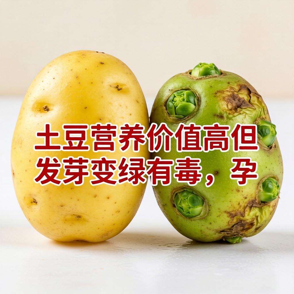 土豆营养价值高但发芽变绿有毒，孕妇食用需谨慎-天维邦考教育网