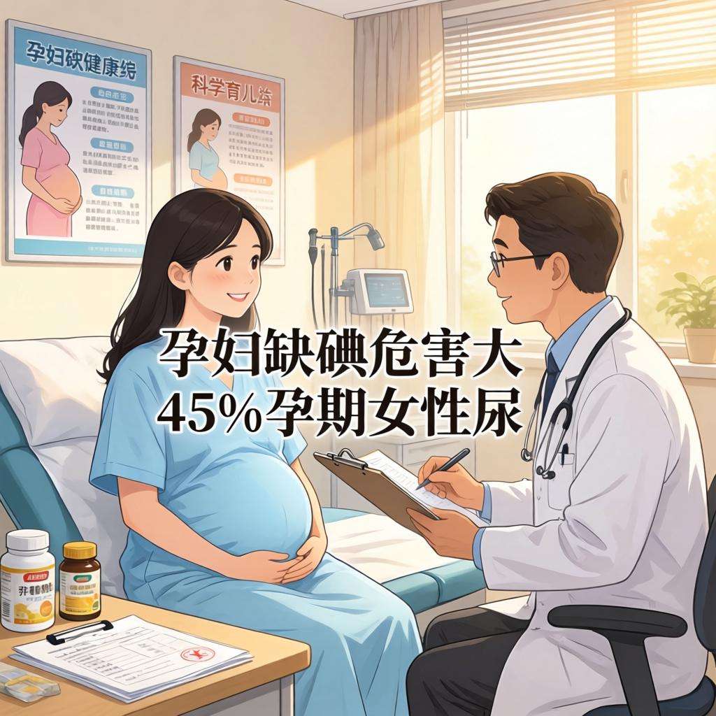 孕妇缺碘危害大 45%孕期女性尿碘值不达标需科学补碘-天维邦考教育网
