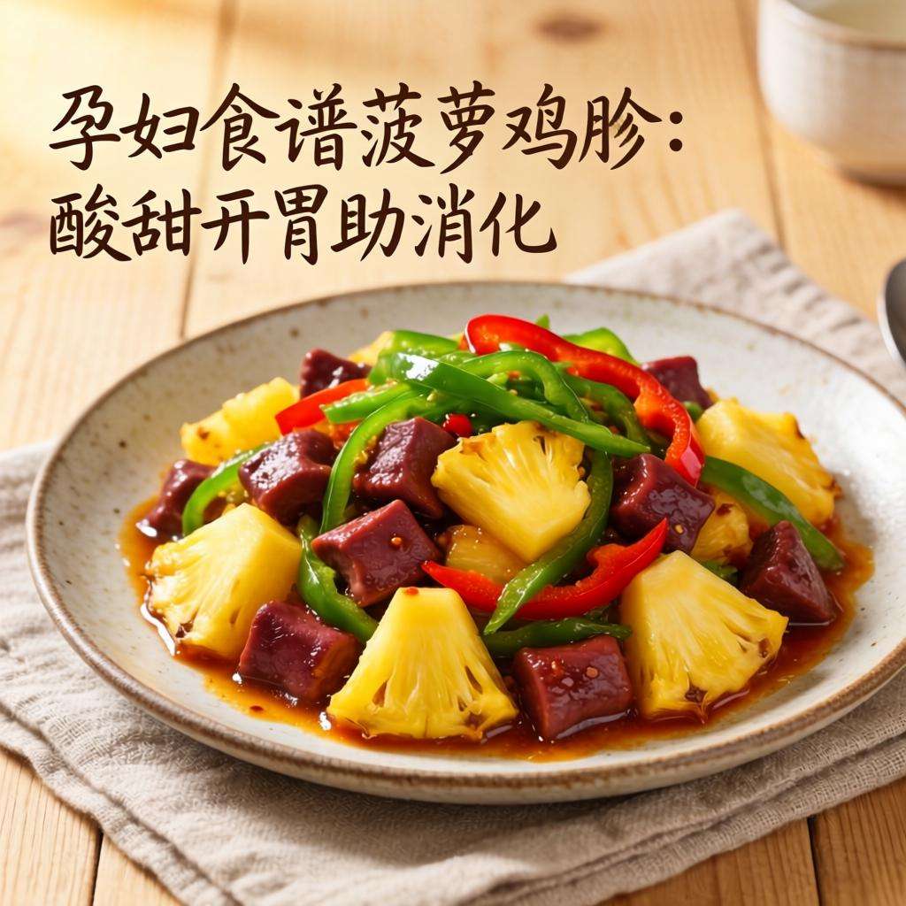 孕妇食谱菠萝鸡胗：酸甜开胃助消化-天维邦考教育网