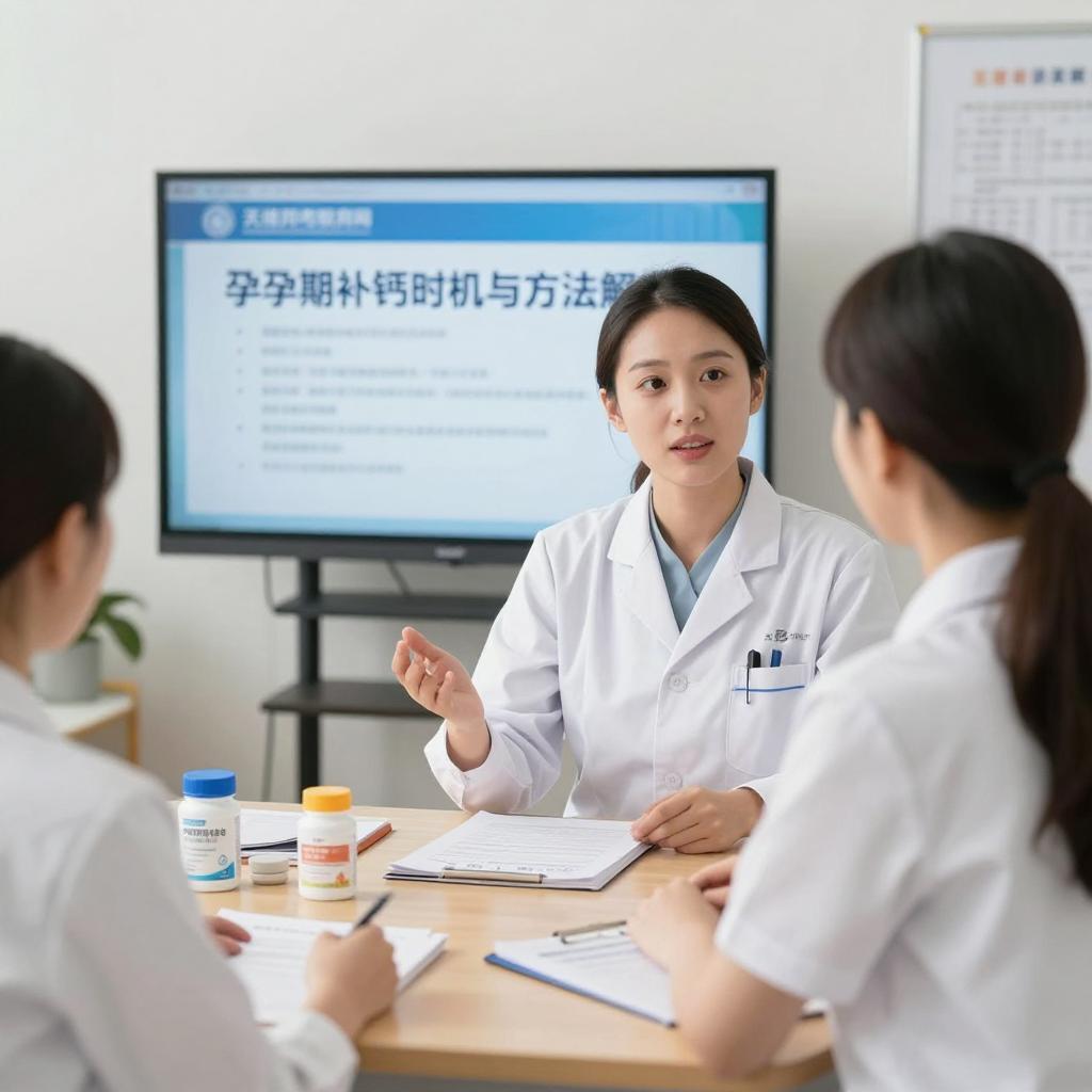 孕期补钙时机与方法解析，准妈妈必读-天维邦考教育网第一张图