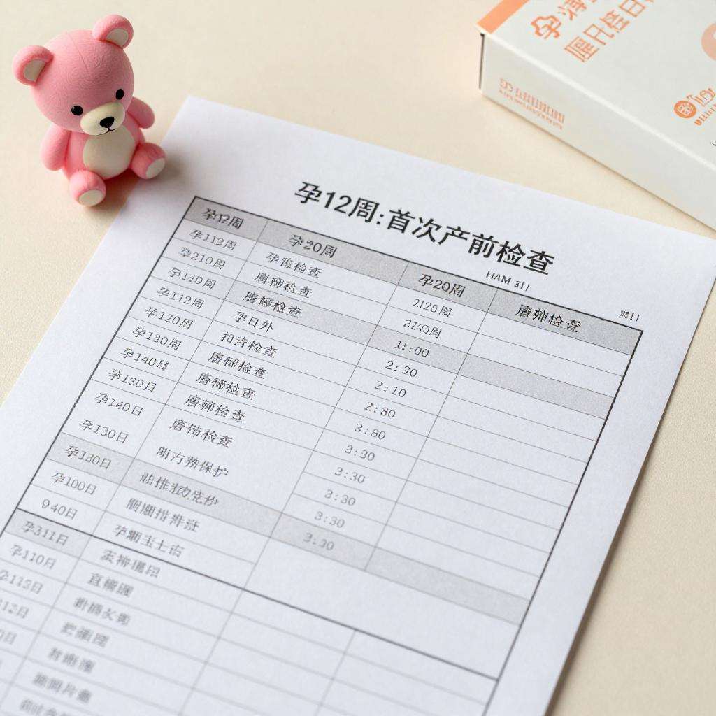 孕期检查时间表：准妈妈必看的产检指南-天维邦考教育网第二张图