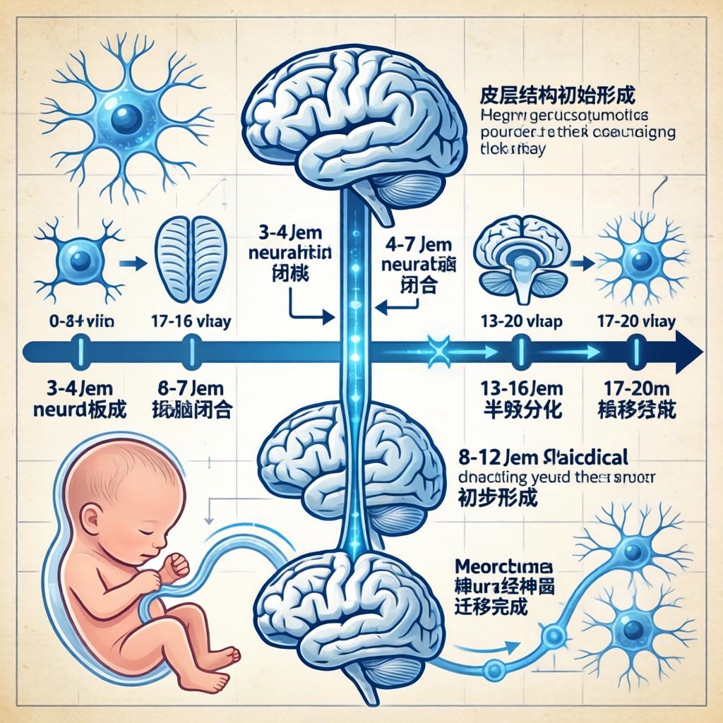 孕期胎儿大脑发育阶段与补脑营养全解析-天维邦考教育网第三张图